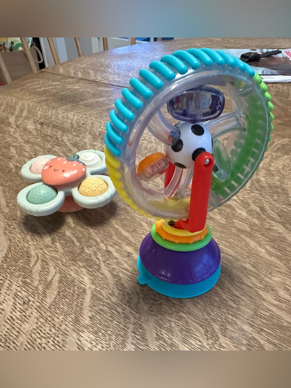 High Chair Suction Cup Toys; Itzy Ritzy and Sassy Wonder Wheel